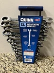 Quinn (58934) Sae 13 Piece 100t Ratcheting Wrench Set Item Brand New Ship. Fixed Price $48.75.