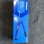 Kobalt Pistol Grip Manual Grease Guns 18-initem #5144523 Model #kb338. Fixed Price $14.99.