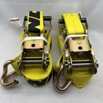 2 - Ancra 45982-43 Ratchet Tie Down W/wire J Hooks X 30 Strap 3333 Lbs Wll. Fixed Price $69.99.