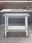 Vevor 24x24x32 Inch Stainless Steel Work Prep Table Bench Commercial Restaurant. Fixed Price $76.00.