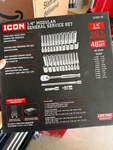 New - Icon 1/4 In. Drive Ratchet And Socket Set S1set-48. Fixed Price $119.99.