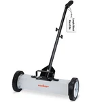 Horusdy 18-inch Rolling Magnetic Sweeper With Wheels, Magnet 18-inch, Silver. Fixed Price $59.94.