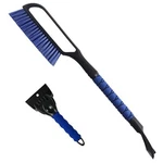 Yeecopon 27" Snow Brush & Ice Scraper For Car Windshield, A Blue. Fixed Price $24.92.