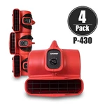 Xpower P-430 1/3 Hp 3 Speeds Air Mover Carpet Dryer Blower Floor Fan 4 Pack. Fixed Price $550.44.
