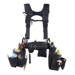 Vevor Tool Belt Electricians Work With Suspenders 19 Pocket Pouch Bag. Fixed Price $47.90.