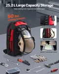 Vevor Welding Backpack, 25.2l Welder Backpack For Tools And Helmet, 1680d High-d. Fixed Price $85.95.