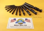 12pc Stubby Drill Bits Machine Screw Stub Length Bit Lifetime Warranty Hog. Fixed Price $37.99.