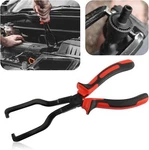 Fuel Line Pliers With Rubber-coated Handle,wider Range Black + Red. Fixed Price $12.64.