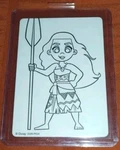 2023 Disney Joyful Hand Drawn Black And White Sketch #24 Moana- Pack Fresh. Fixed Price $5.00.