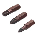Utoolmart Pozidriv Screwdriver Bits, Pz1+pz2+pz3 Pz1+pz2+pz3, Brown. Fixed Price $11.99.