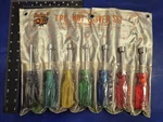 Vintage Buffalo Brand Tools 7 Pc Nut Driver Set With Hanging Roll Up Display. Fixed Price $20.99.