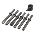 7 Pcs Great Heavy Duty Smoothing Pneumatic Air Rivet Hammer Tools Kit. Fixed Price $33.51.