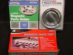 3 Pc Rectangular & Round Stainless Steel Magnetic Dish Set Screw Bolts Tray Bowl. Fixed Price $132.95.