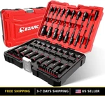 55pcs Magnetic Impact Nut Driver Set With 1/4" Hex Shank Socket Adapters. Fixed Price $102.73.