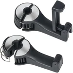 Toovren Upgraded 2 Pack Car Headrest Hidden Hook In 1 Pack, Silver. Fixed Price $17.09.
