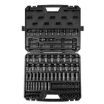 Impact Socket Set 3/8" Drive, 90 Pcs, Cr-mo, Sae 1/4"-3/4" 3/8", Black. Fixed Price $153.99.