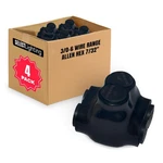 Select 4 Pack Black Insulated Dual Entry Splice Electrical Power Connector, 3.... Fixed Price $61.07.