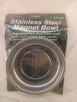 Nos Craftsman 6" Round Heavy Gauge Stainless Steel Magnetic Tray 941328 New. Fixed Price $21.00.