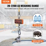Digital Crane Scale, 2200 Lbs/1000 Kg, Hunting (orange). Fixed Price $77.45.