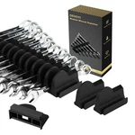 48 Pcs Dehoyi Magnetic Wrench Organizer Modular Tool Drawer Holder Black. Fixed Price $37.99.
