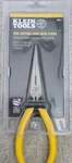 Klein Tools D203-7 7 In Side-cutting Long-nose Pliers Forged Steel Yellow Handle. Fixed Price $19.99.