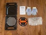 Vevor Vacuum Suction Cup Glass Lifter 8" Gps-2 Plastic Handle, Container, Gloves. Fixed Price $19.95.