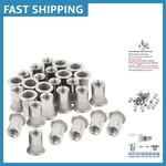 Industrial Grade 30pcs 1/4-20 Stainless Steel Rivet Nuts Set For All Projects. Fixed Price $15.19.