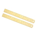2pcs Brass Straight Rulers - 15cm X 6 Inch Copper Measuring Ruler With Cm I.... Fixed Price $14.96.
