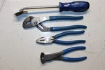 Blue-point Tools Lineman's Pliers, Razor Blade Scraper, Joint End Cutter. Fixed Price $99.00.