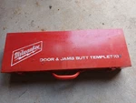 Milwaukee 49-54-0101, Door & Jamb Butt Templet Kit, Steel Case,. Fixed Price $150.00.