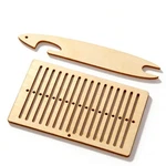 Weaving Kit 2 Pcs Shuttle Tools For Loom, Beige. Fixed Price $16.18.