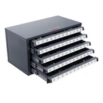 Vevor Drill Bit Dispenser Organizer Cabinet Five-drawer For 33/64" To 63/64". Fixed Price $67.90.