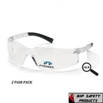 (2 Pair) Pyramex Ztek Reader Safety Glasses Clear Bifocal +2.50 Lens S2510r25. Fixed Price $11.75.