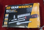Gearwrench 1/4 In. Drive 6-point Sae 90-tooth Ratchet And Socket Mechanics Tool. Fixed Price $35.00.