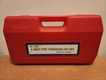 Central Forge Pipe Threading Kit 5 Piece Set S 30027 Harbor Freight Plastic Case. Fixed Price $19.99.