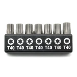 Tmax 7pc 1" T40 Torx Star 6p Bit Set Quick Change Screwdriver Bits Impact Ready. Fixed Price $13.97.