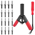 Gooacc 82pcs Plastic Rivet Gun Set With Fastener Remover Pop Assortment.... Fixed Price $22.62.
