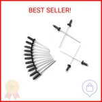 Harskiyer 3/32" X 1/4" Black Pop Rivets Assortment - 100pcs, Aluminum Met. Fixed Price $7.99.