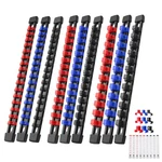 Reniteco 9pc Socket Organizer Rail Set 1/4 3/8 1/2 Drive Tool Holder Rack Kit. Fixed Price $40.99.