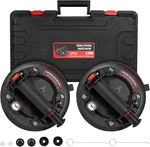 Heavy Duty 8" Glass Suction Cups, 662 Lbs Capacity, 2-pack With Carry Case. Fixed Price $66.99.