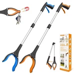 Rewkcy 32" Grabber Reacher Tool, 2-pack Foldable 32-inch, Multi-colored. Fixed Price $25.82.