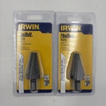 2x Irwin 10220 #20 Unibit Step Drill Bit, 9/16" - 1", Speed Point Hss Usa New. Fixed Price $29.99.