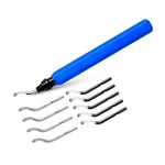 10 Piece High Speed Steel Blade Deburring Tool Set For Metal Aluminum,.... Fixed Price $7.82.