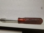 Xcelite Hs-14, 7/16in 6pt Nut Driver, Hollow Shank, Burgundy Grip, Usa Made. Fixed Price $9.50.