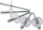 50pcs 3/16" X 1/2" Large Flange Aluminum Blind Rivets, 4.8 12mm Pop Rivets .... Fixed Price $19.07.