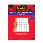 Scotch Self-sealing Laminating Pouches Ls854-5g, 9.0 In X 11.5 0in. Fixed Price $13.76.