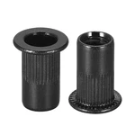 Uxcell M5 Rivet Nuts Carbon Steel Zinc-plated Knurled Flat Head Threaded Insert. Fixed Price $12.86.