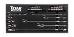Titan 23 Pc. Auto-flex Socket And Extension Set (85499). Fixed Price $217.95.