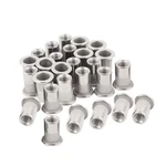 40pcs Rivet Nuts Stainless Steel Threaded Inserts Nut Nutsert Rivnuts Flat Head. Fixed Price $16.99.