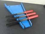 #bn316 Snap-on Tools New Usa Tftfm932 3pc Thread Restoring Tool Set W/ Red Grips. Fixed Price $99.95.